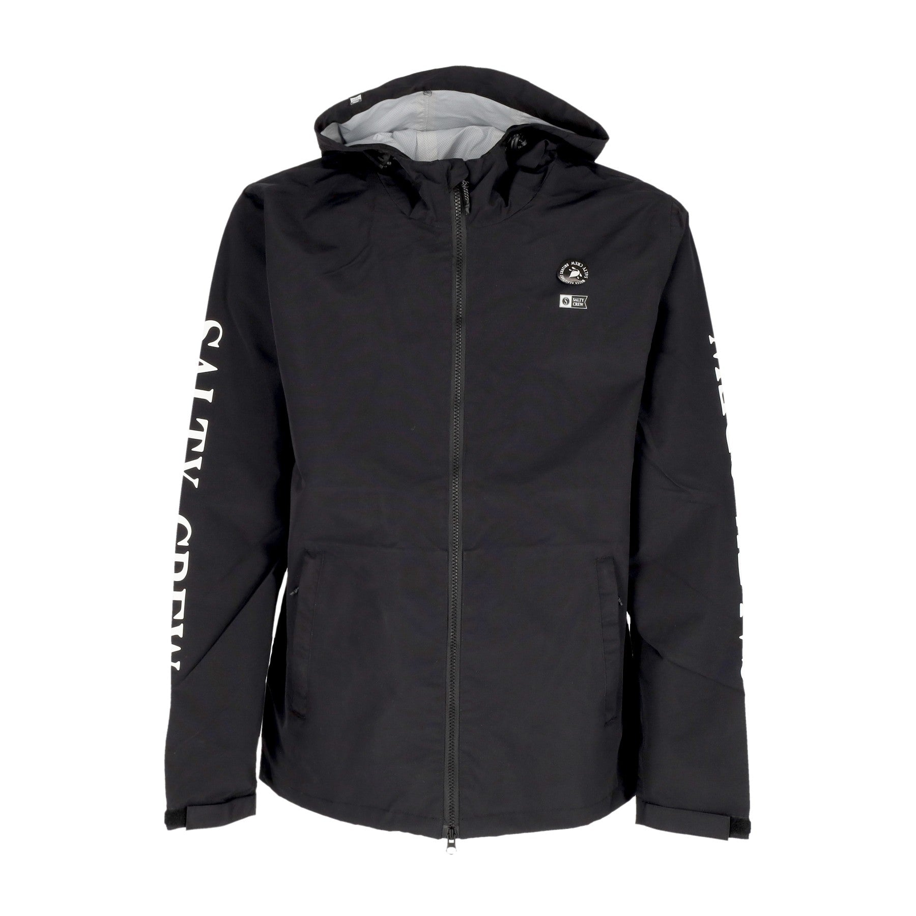 Salty Crew, Giacca A Vento Uomo Pinnacle Jacket, Black