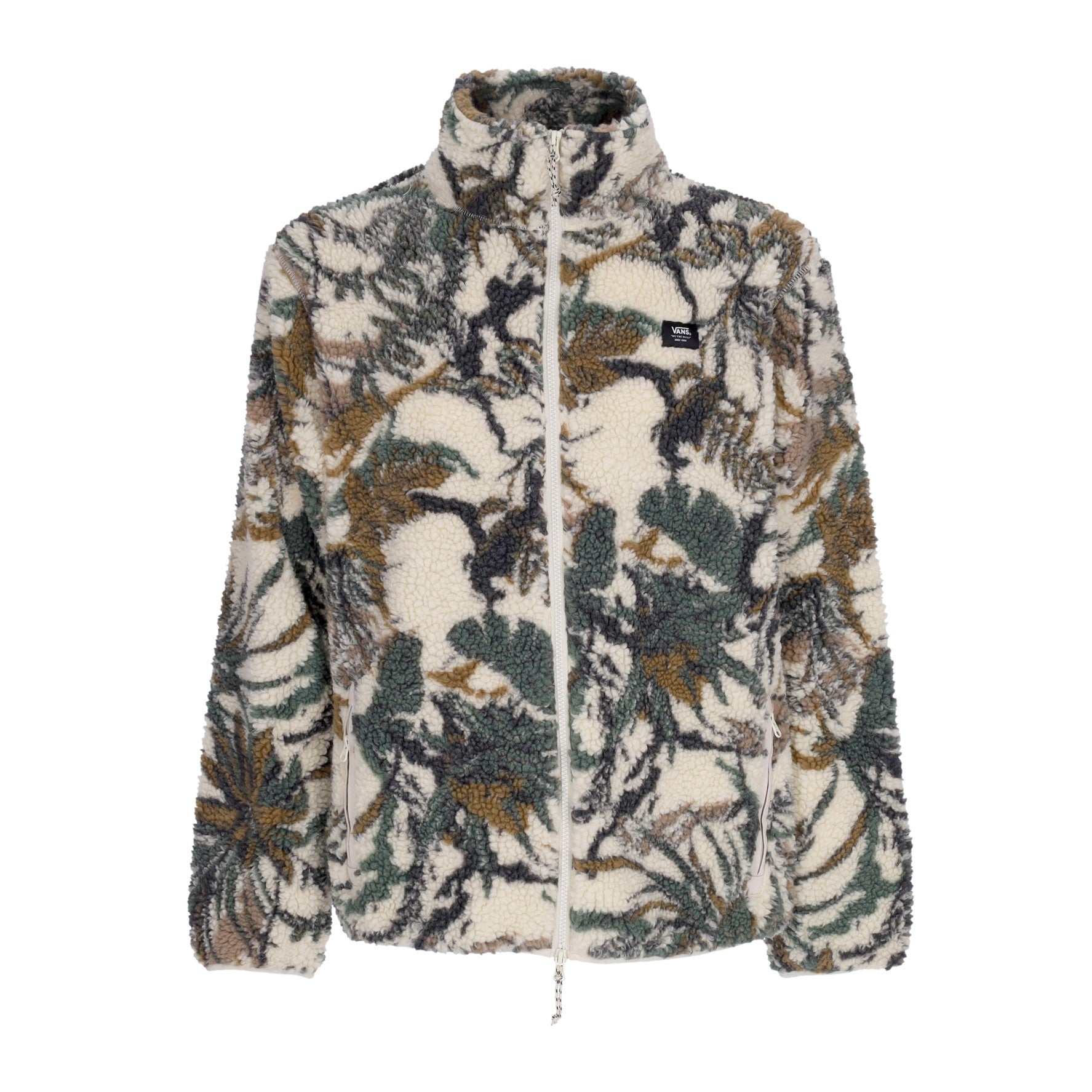 Men's Back Bay Camo Full Zip Oatmeal/duck Green Teddy Bear