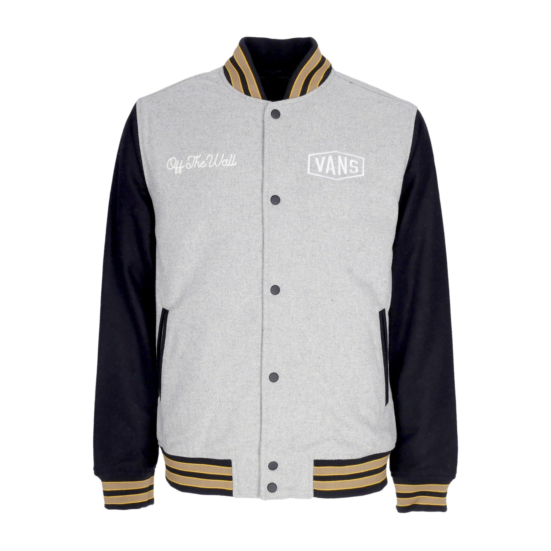 Giubbotto College Uomo Checkerboard Reserch Varsity Jacket Charcoal Heather