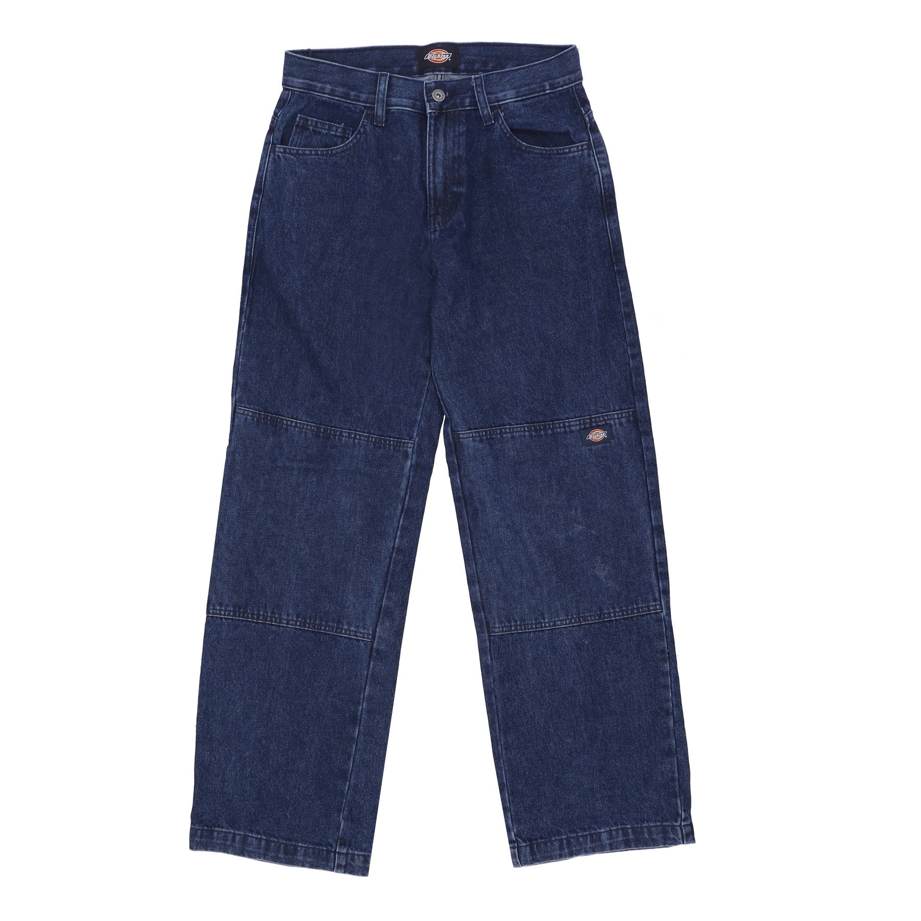 Jeans Uomo Double Knee Denim Pant Indigo