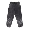 Vision Of Super, Pantalone Tuta Felpato Uomo Embroidered Flames Pants, Grey