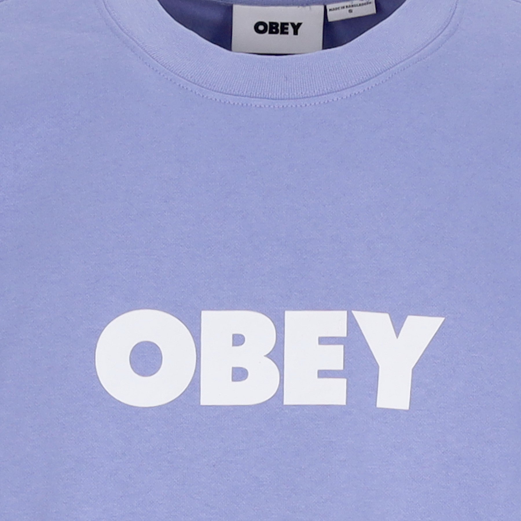 Obey, Felpa Girocollo Uomo Bold Crew Premium Fleece, 