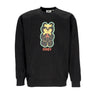 Obey, Felpa Girocollo Uomo Bear Icon Premium Crew Fleece, Black