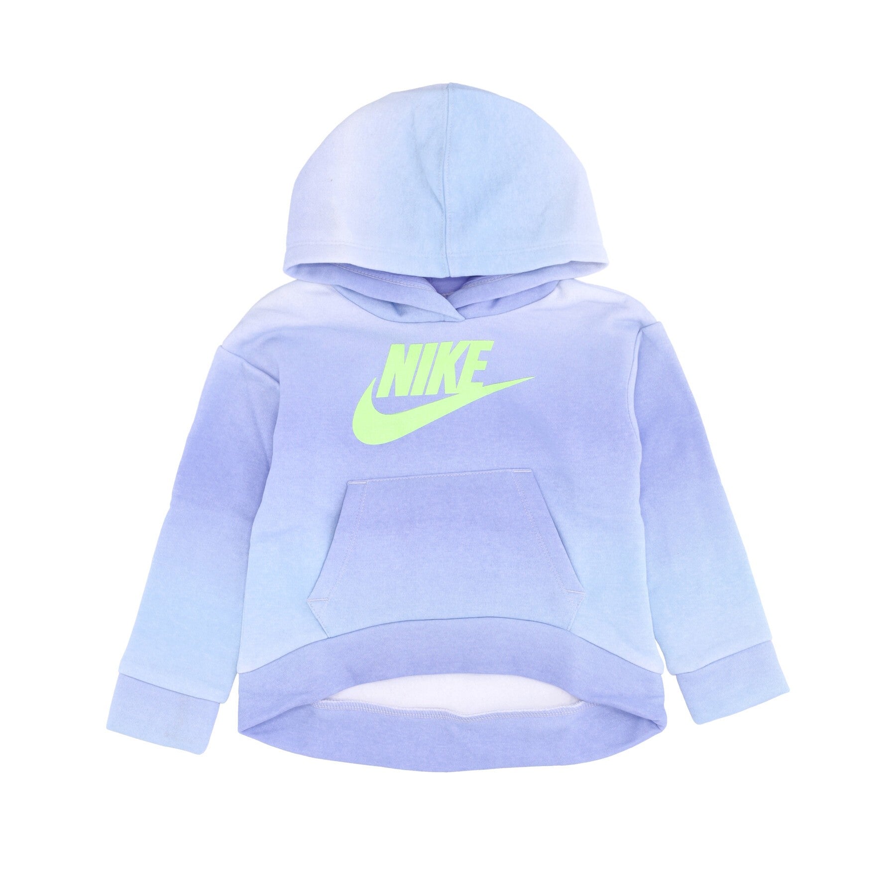 Nike, Felpa Cappuccio Bambina Printed Club Po Hoodie, Light Thistle