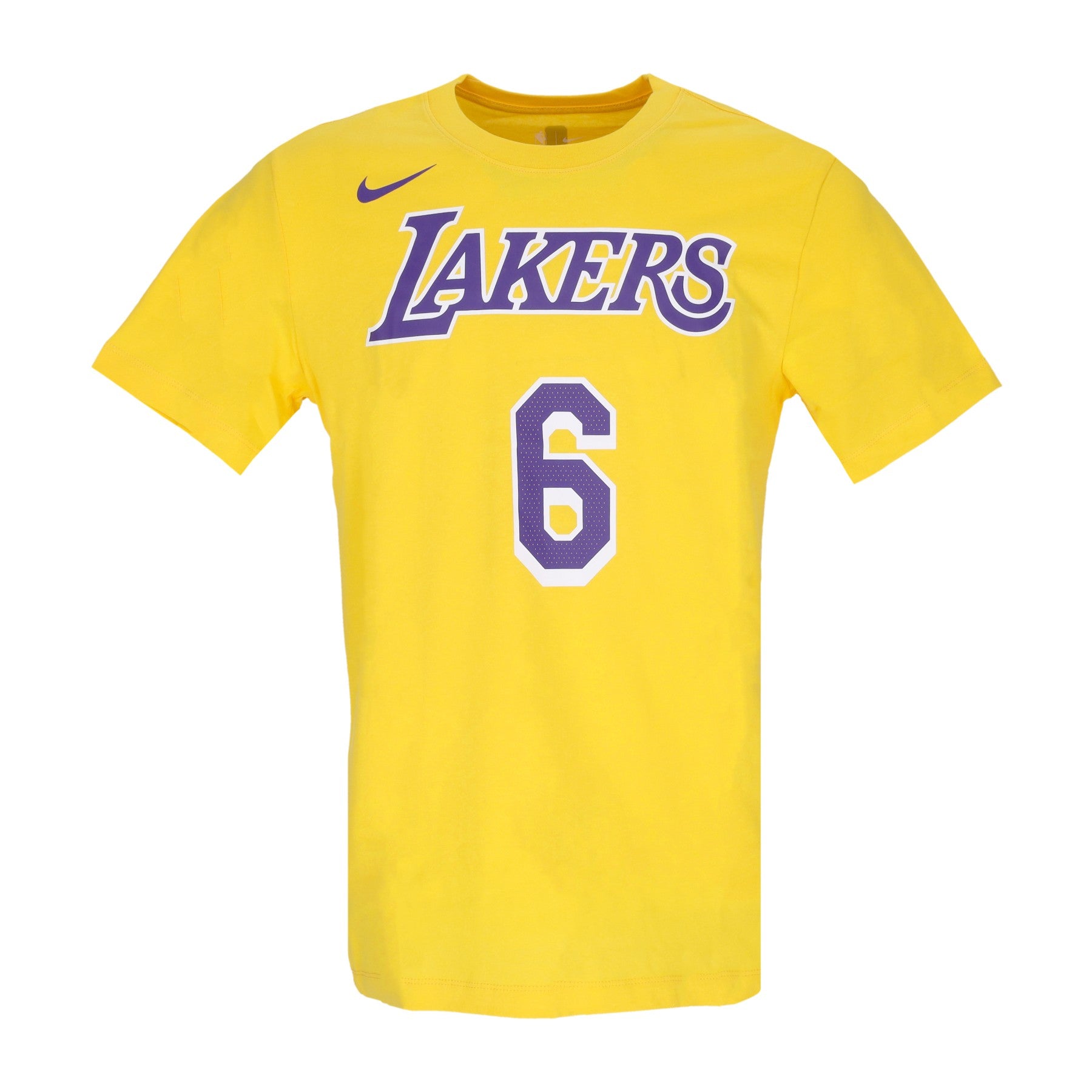 Nike Nba, Maglietta Uomo Nba Essential Tee No 6 Lebron James Loslak, Amarillo