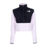 The North Face, Giubbotto Pile Infilabile Donna W Denali Crop, Lavender Fog