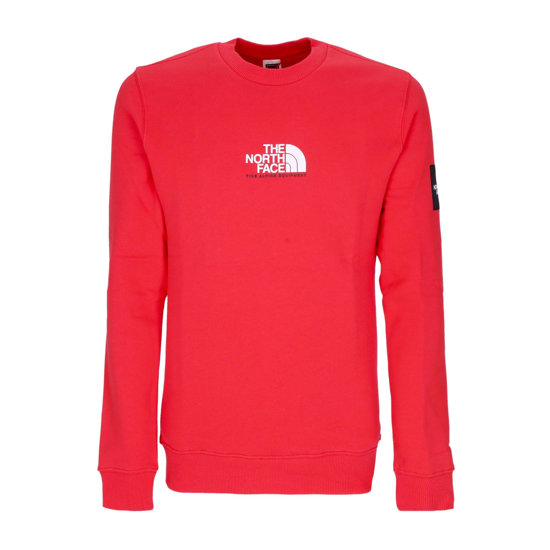 The North Face, Felpa Girocollo Uomo Seasonal Fine Crew, Horizon Red