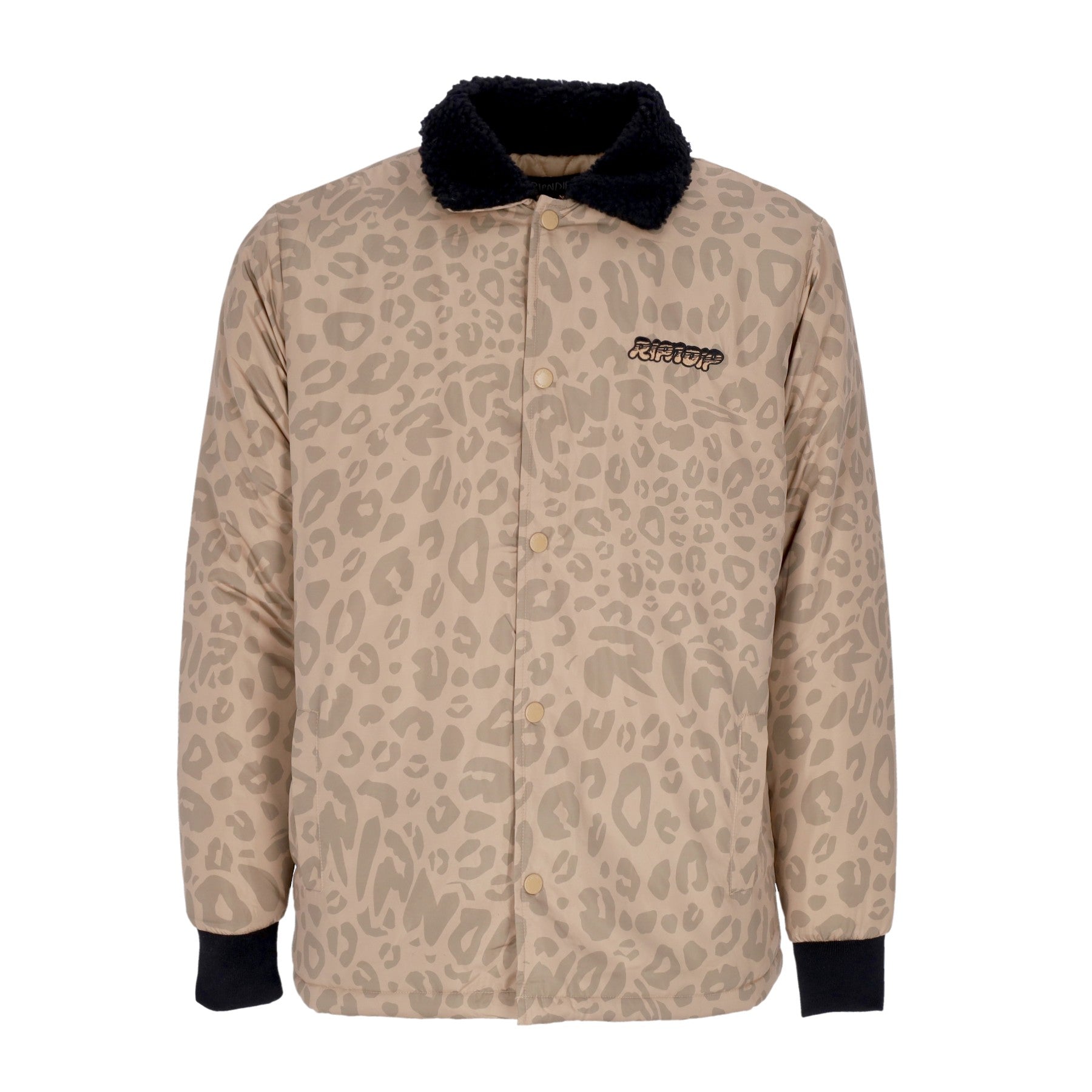 Ripndip, Piumino Uomo Spotted Button Down Jacket, Tan