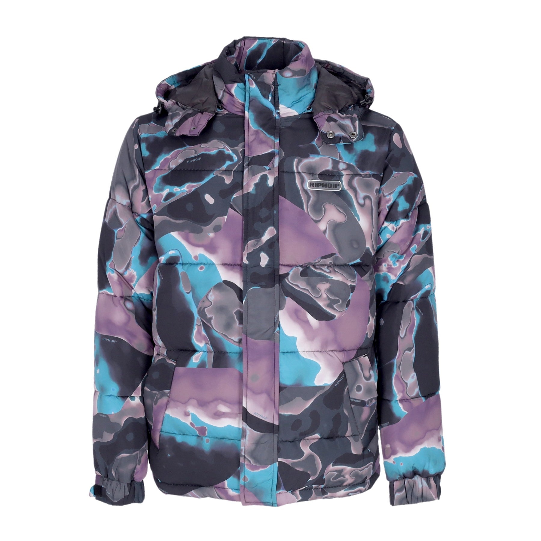 Ripndip, Piumino Uomo Ultralight Beam Puffer Jacket, Multi