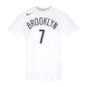 Nike Nba, Maglietta Uomo Nba Essential Tee No 7 Kevin Durant Bronet, White