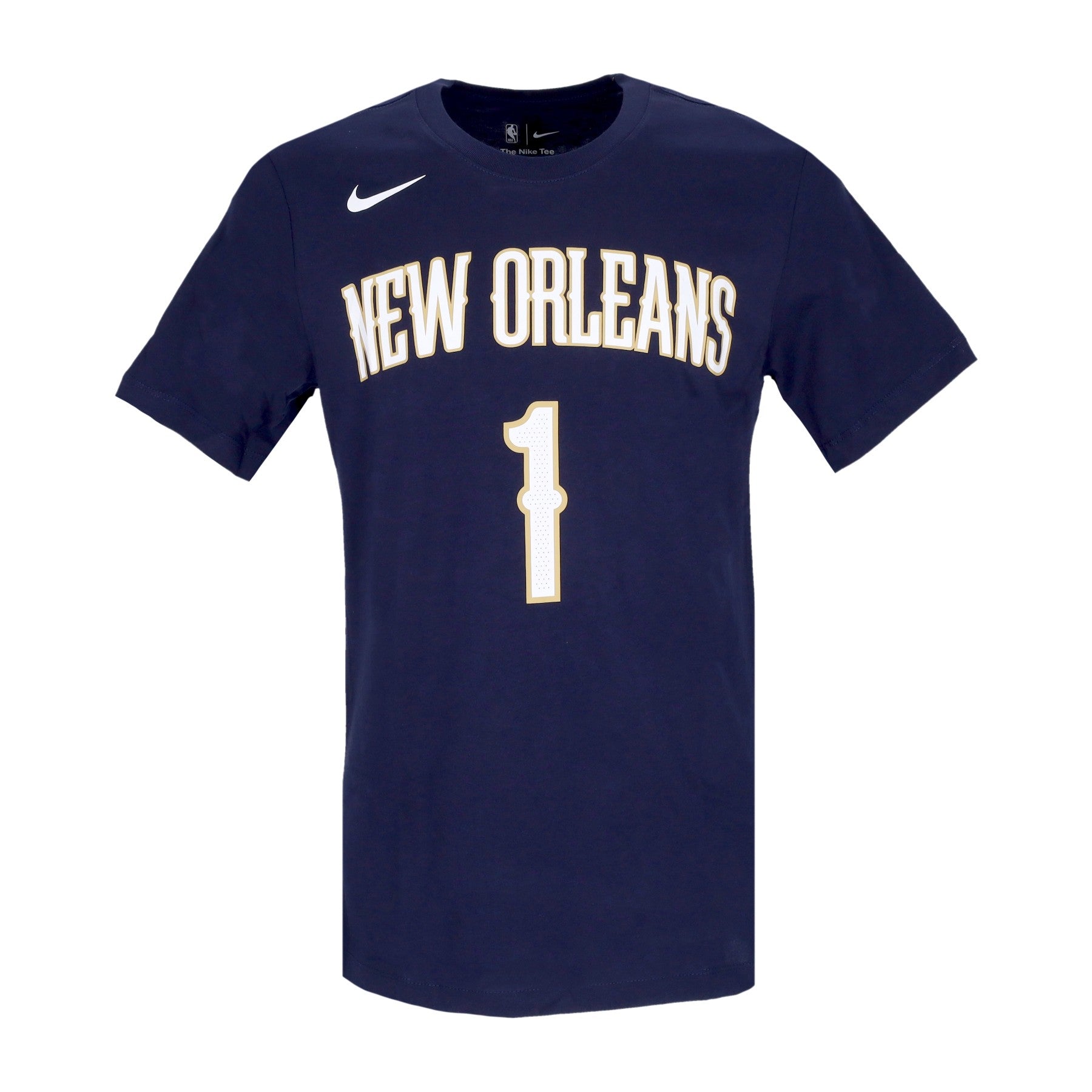 Nike Nba, Maglietta Uomo Nba Essential Tee No 1 Zion Williamson Neopel, College Navy