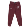 47 Brand, Pantalone Tuta Felpato Uomo Mlb Burnside Track Pant Neyyan, Dark Maroon