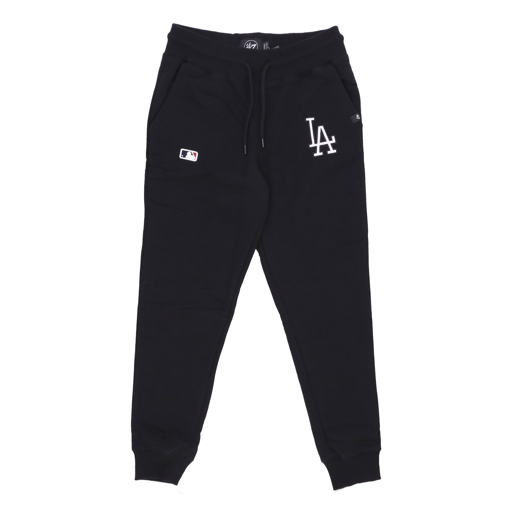 47 Brand, Pantalone Tuta Felpato Uomo Mlb Burnside Track Pant Losdod, Jet Black