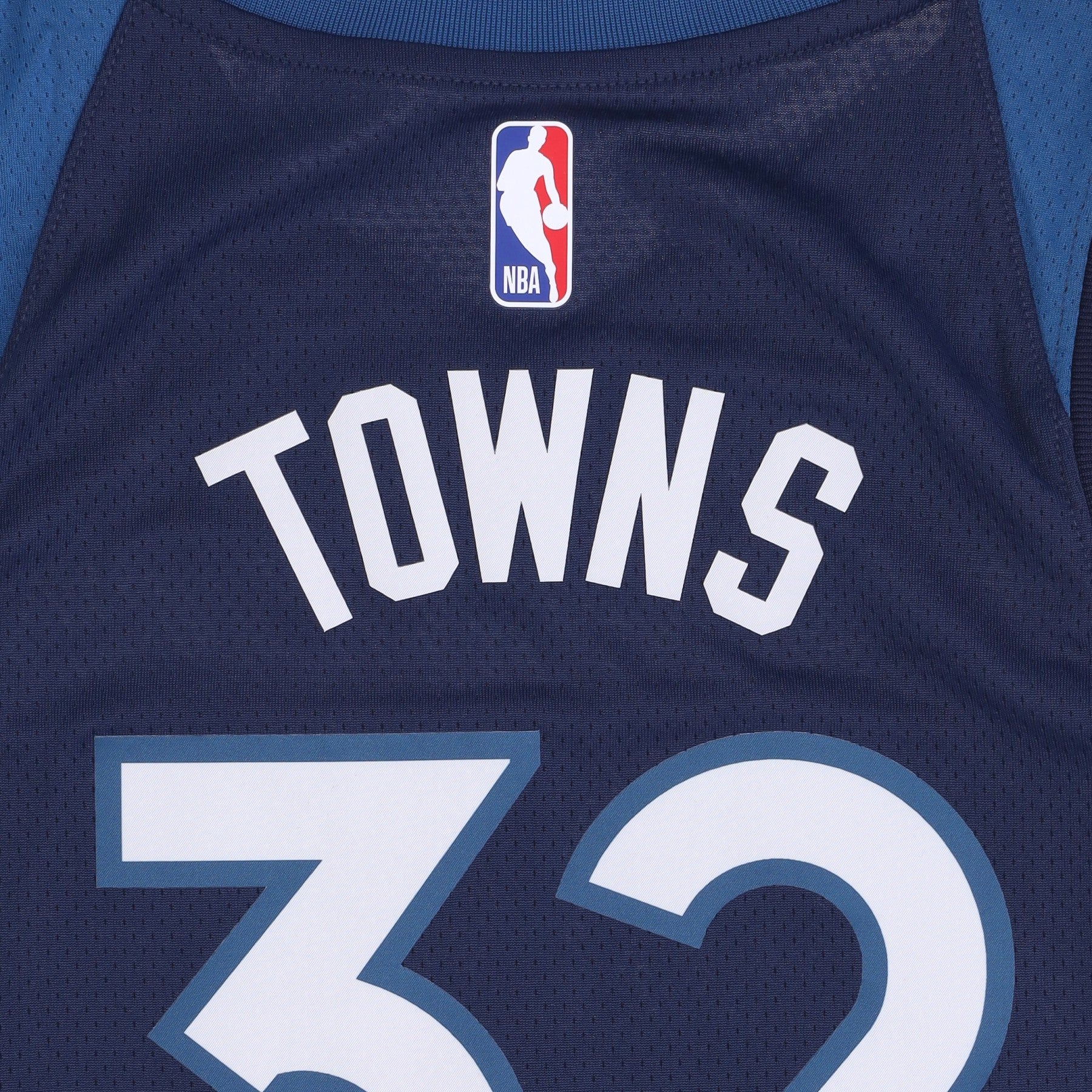 Nike Nba, Canotta Basket Uomo Nba Dri-fit Swingman Jersey Icon Edition 22 No 32 Karl-anthony Towns Mintim, College Navy