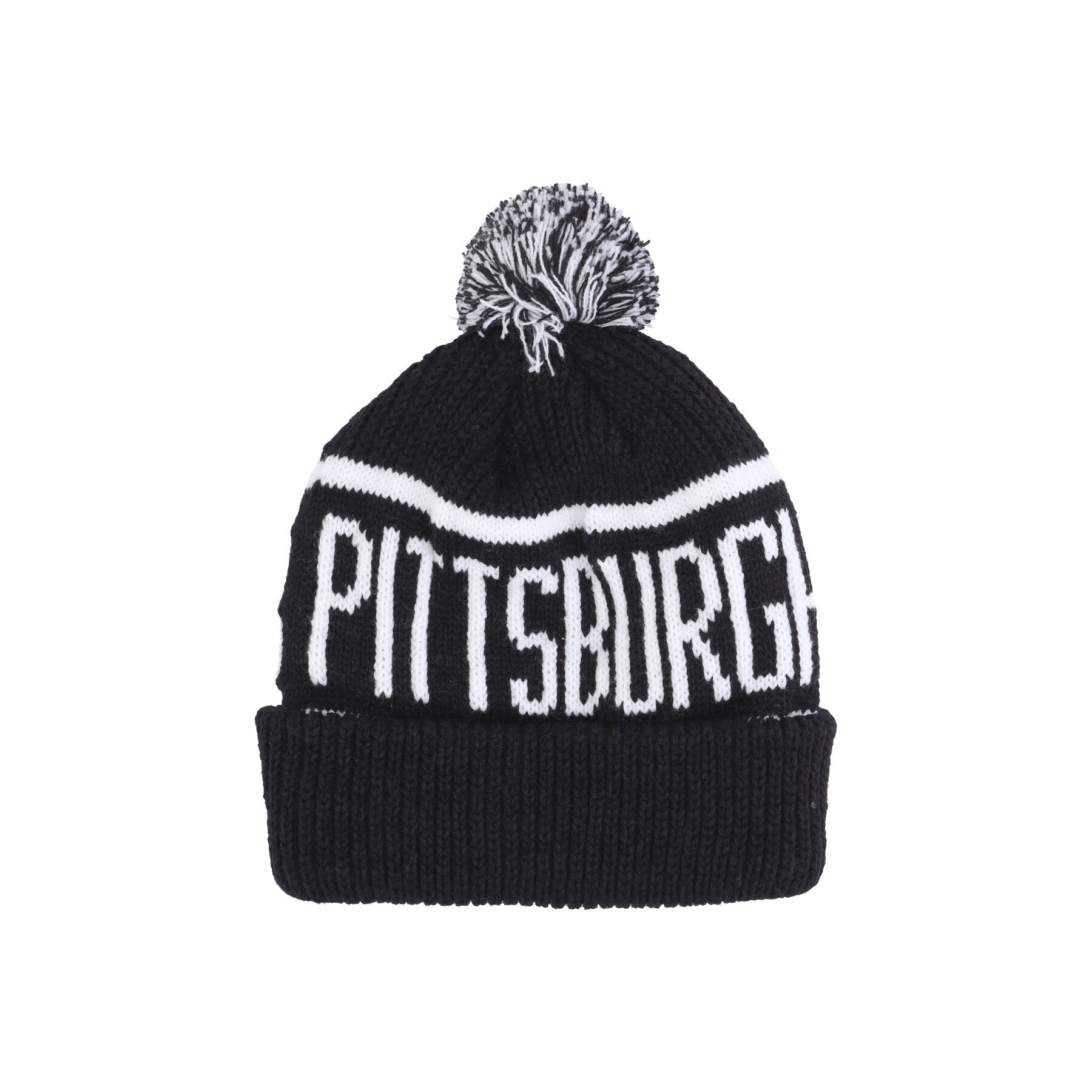 Pom Pom Hat Men's NHL Calgary Pom Beanie Pitpen Black