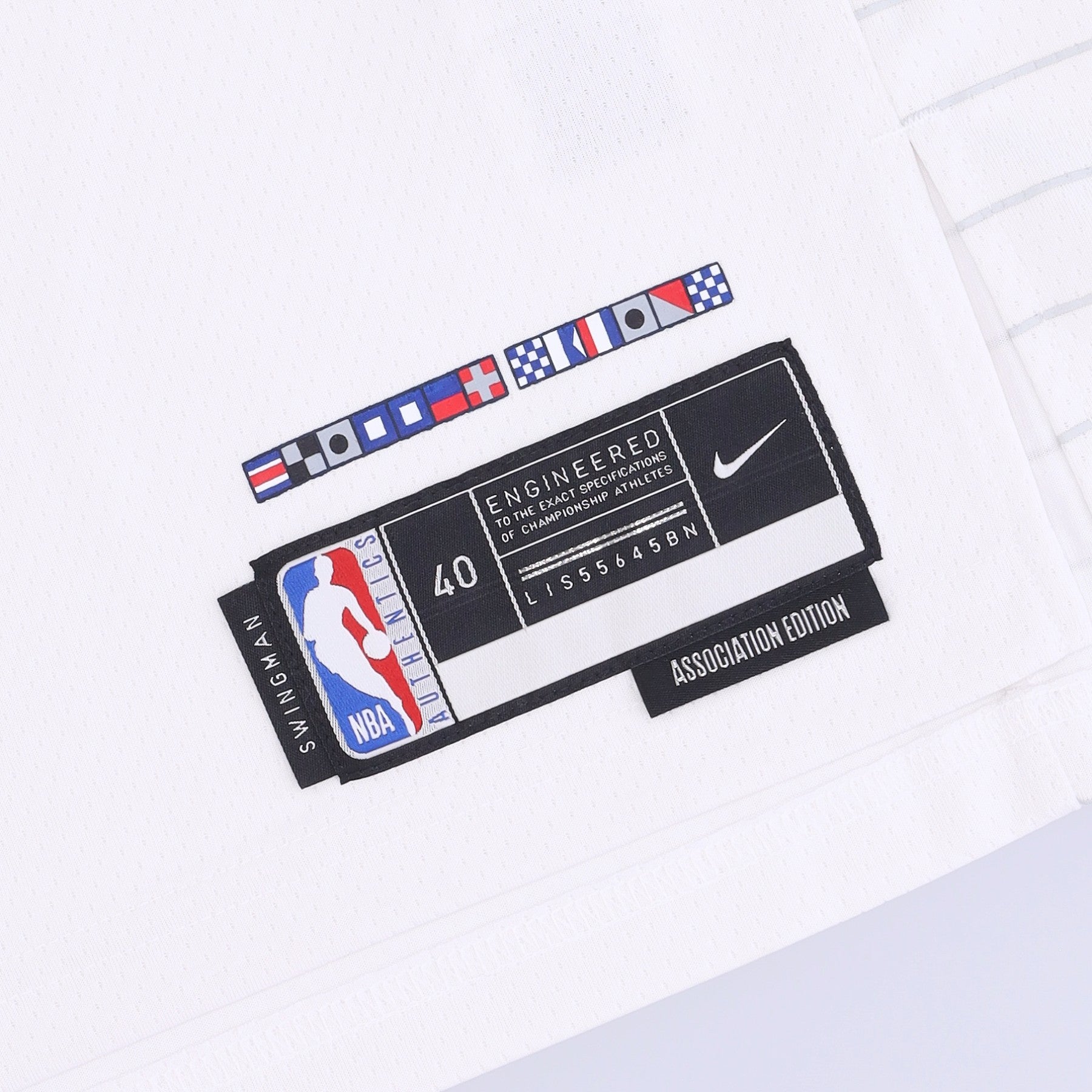 Nike Nba, Canotta Basket Uomo Nba Dri-fit Swingman Jersey Association 2022/23 No 2 Kawhi Leonard Loscli, White