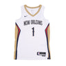 Nike Nba, Canotta Basket Uomo Nba Dri-fit Swingman Jersey Association 2022/23 No 1 Zion Williamson Neopel, White