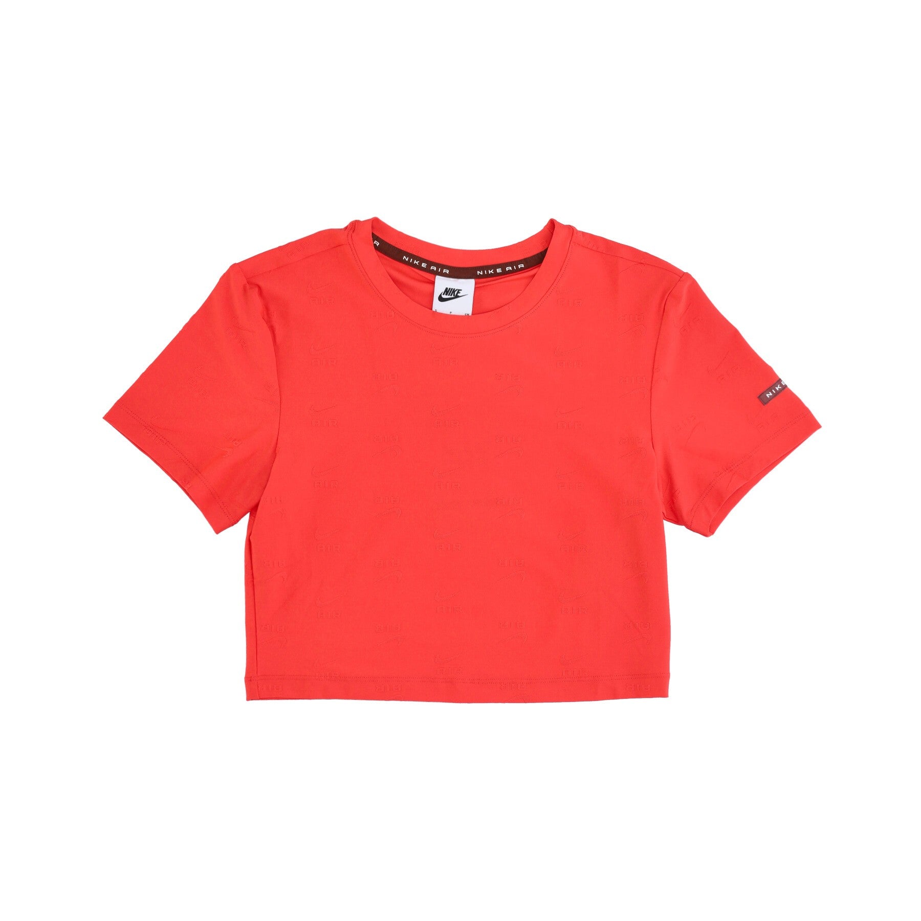 Nike, Maglietta Corta Donna Sportswear Air Crop Top, Lt Crimson