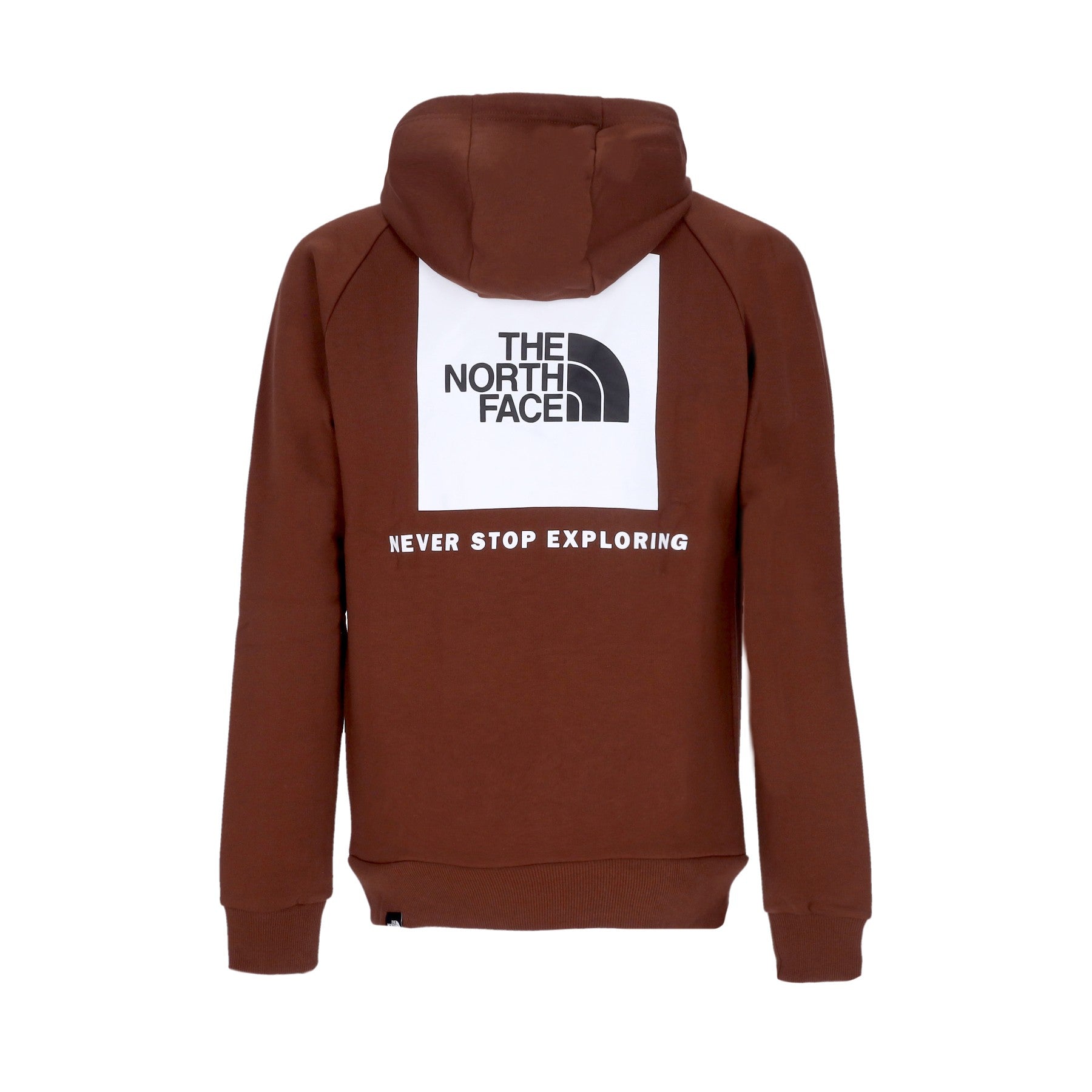 The North Face, Felpa Cappuccio Uomo Raglan Red Box Hd, Dark Oak