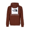 The North Face, Felpa Cappuccio Uomo Raglan Red Box Hd, Dark Oak