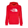 The North Face, Felpa Cappuccio Uomo Drew Peak Pul Hd, Red/white