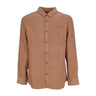 Iriedaily, Camicia Manica Lunga Uomo Roy L/s Shirt, Caramel