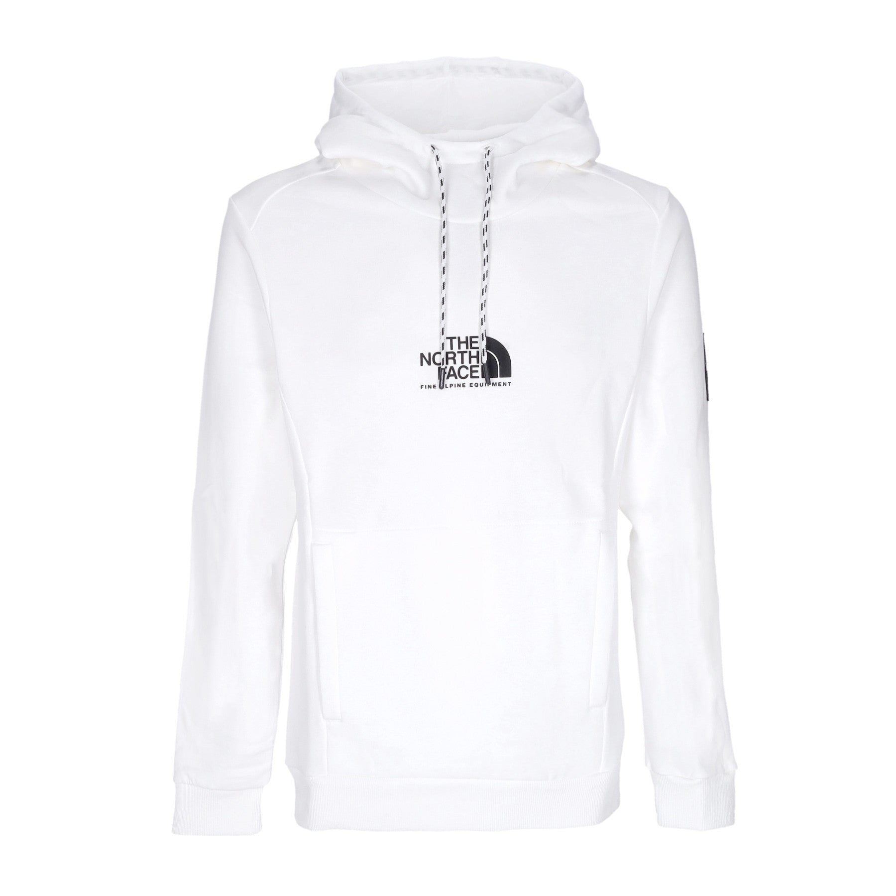 The North Face, Felpa Cappuccio Uomo Fine Alpine Hoodie, White