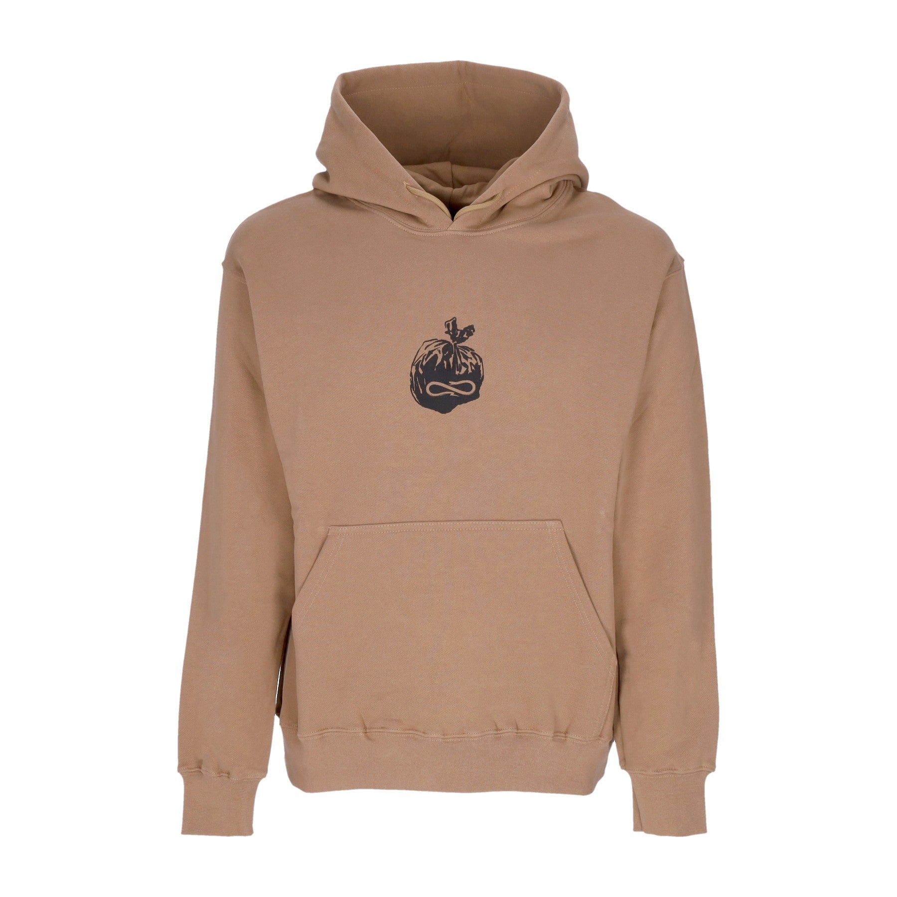 Propaganda, Felpa Cappuccio Uomo Bags Hoodie, Camel