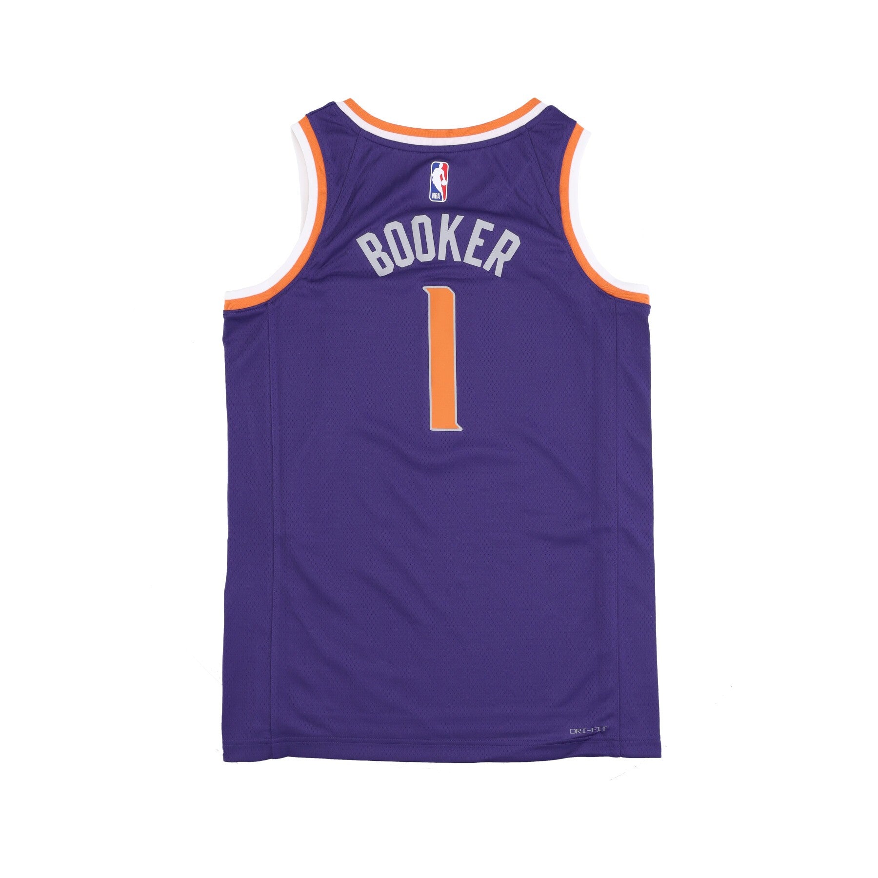 Nike Nba, Canotta Basket Uomo Nba Icon Edition Dri-fit Swingman Jersey No 1 Devin Booker Phosun, 