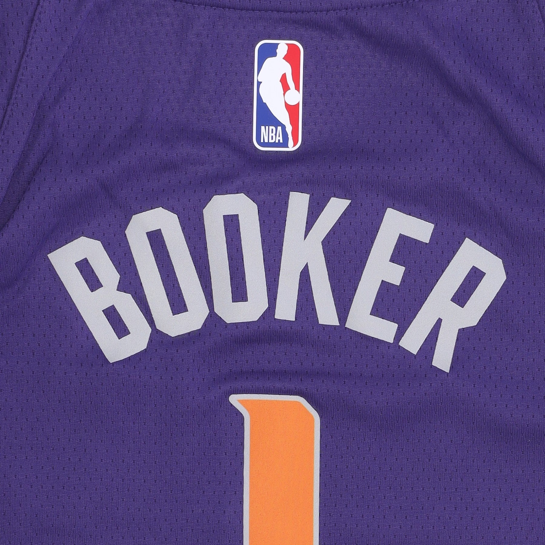 Nike Nba, Canotta Basket Uomo Nba Icon Edition Dri-fit Swingman Jersey No 1 Devin Booker Phosun, 