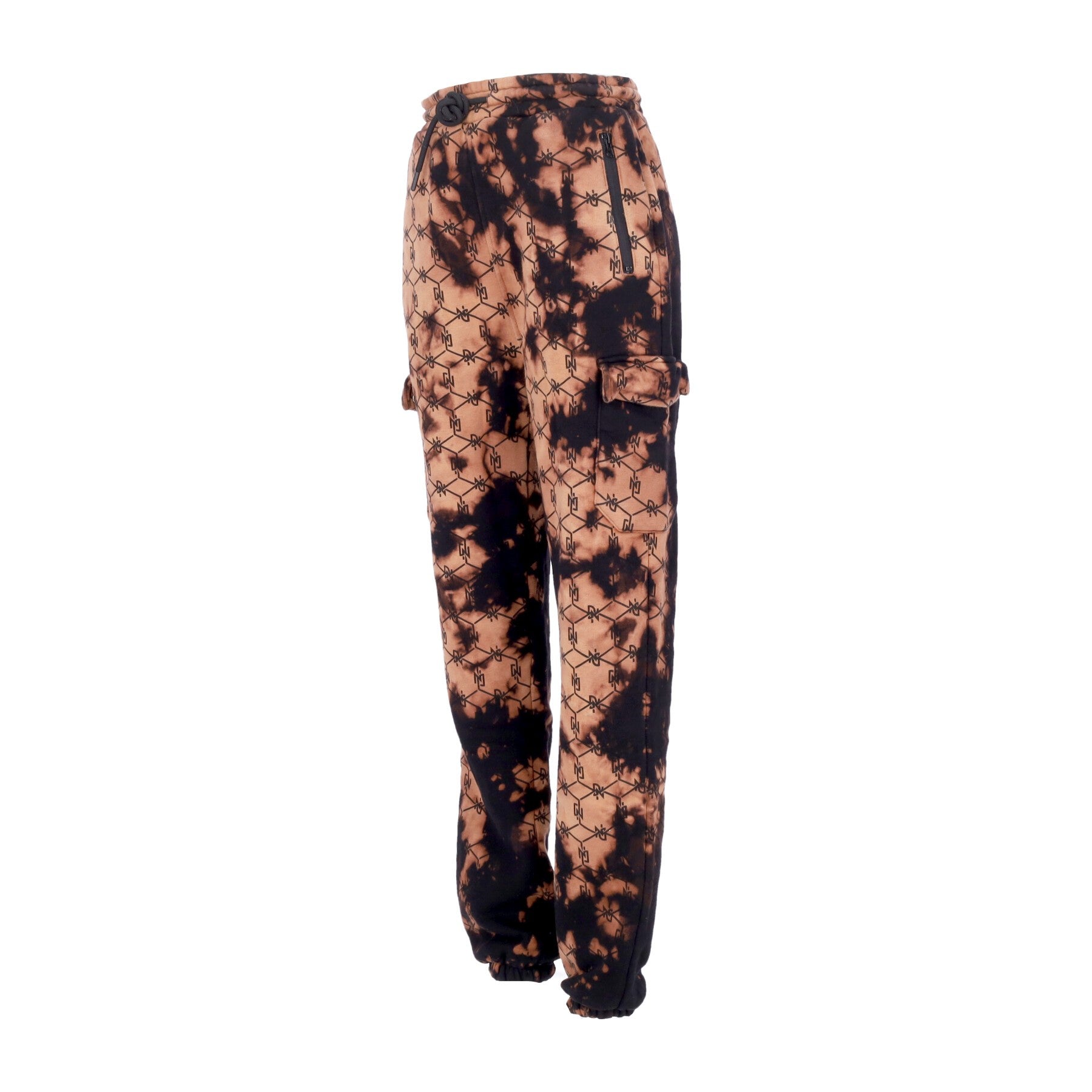 Dolly Noire, Pantalone Tuta Felpato Uomo Tye Dye Monogram Sweatpants, 