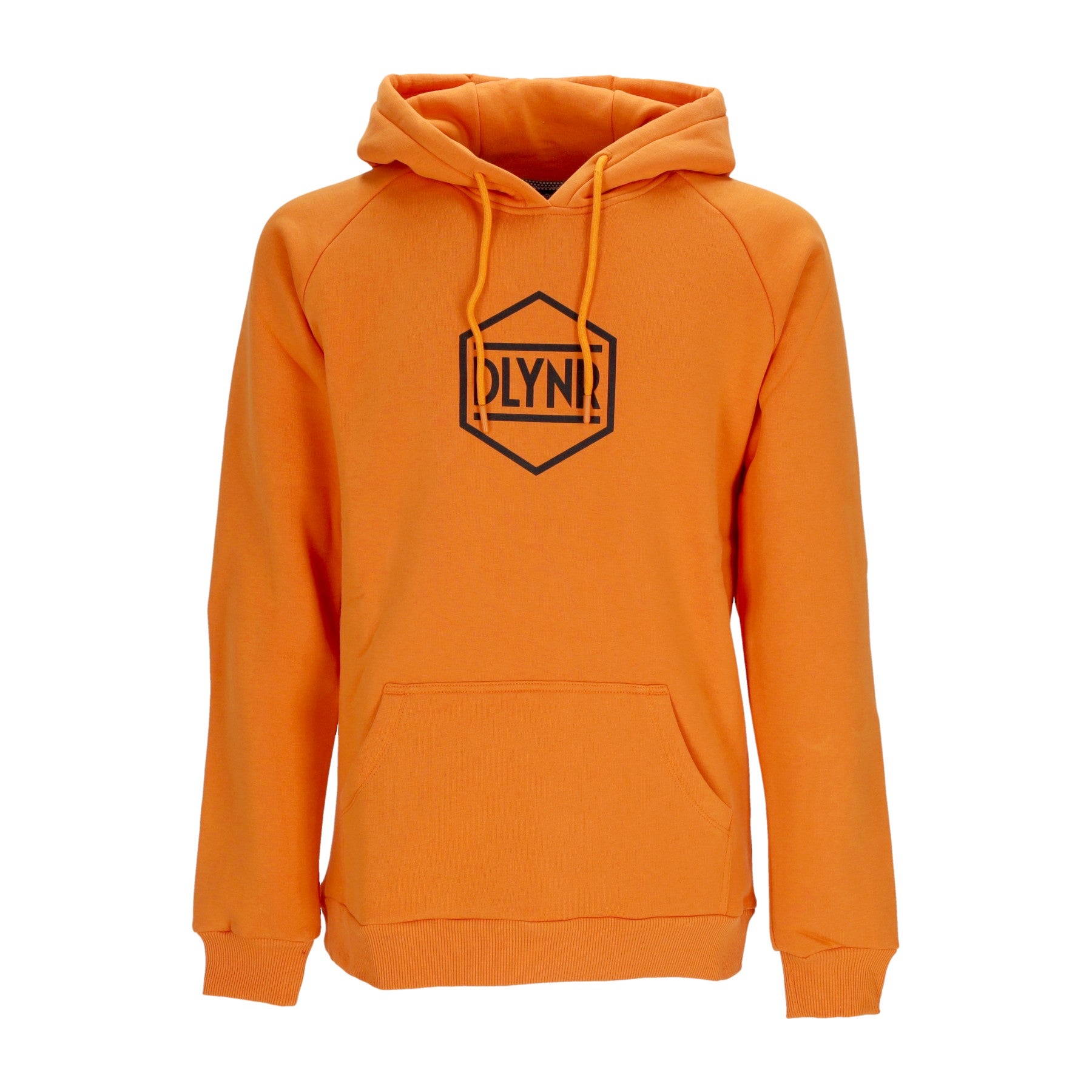 Dolly Noire, Felpa Cappuccio Uomo Logo Hoodie, Orange