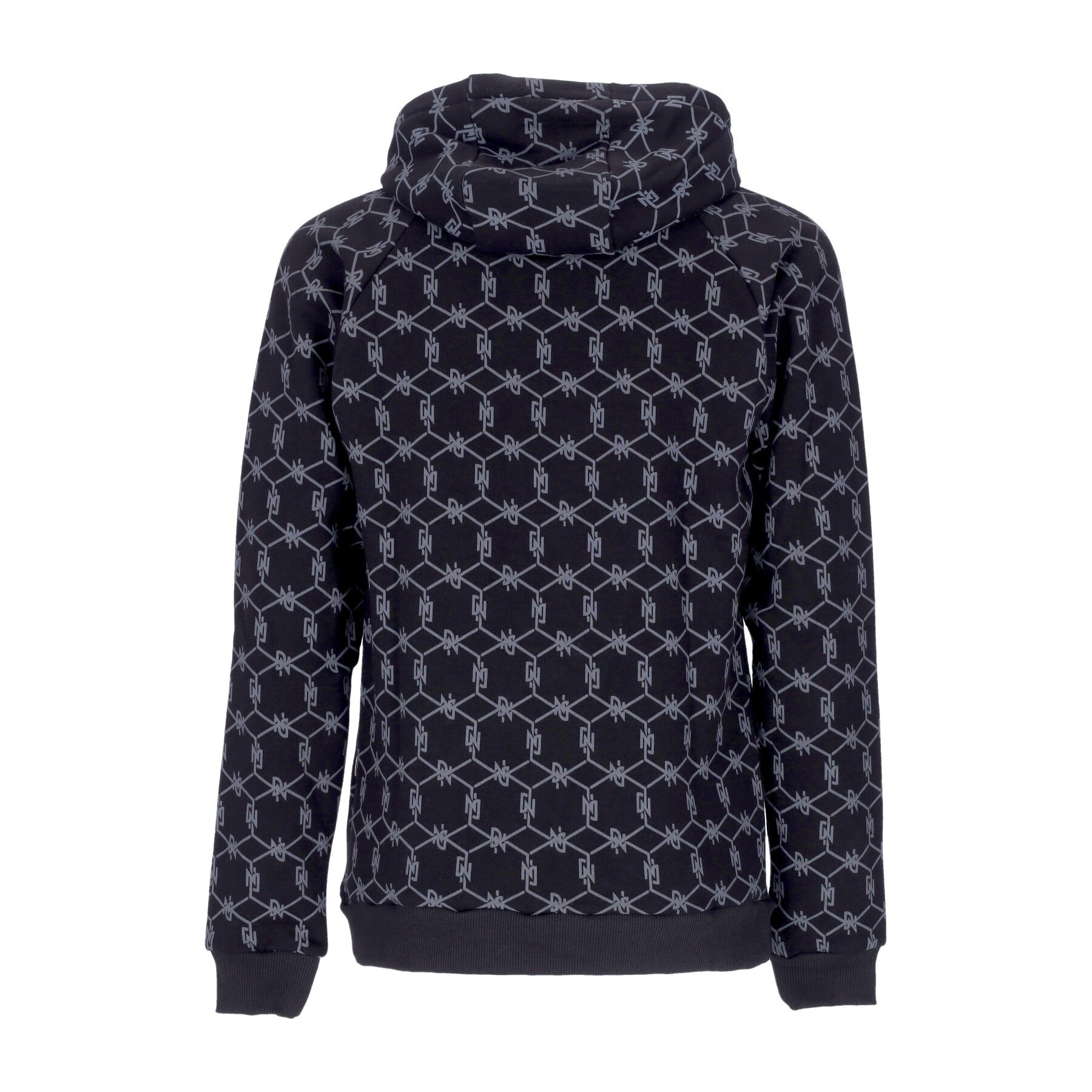 Dolly Noire, Felpa Cappuccio Uomo Monogram Hoodie, 