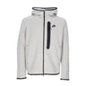 Nike, Felpa Cappuccio Zip Uomo Sportswear Tech Fleece Full-zip Winter Hoodie, Cobblestone/black