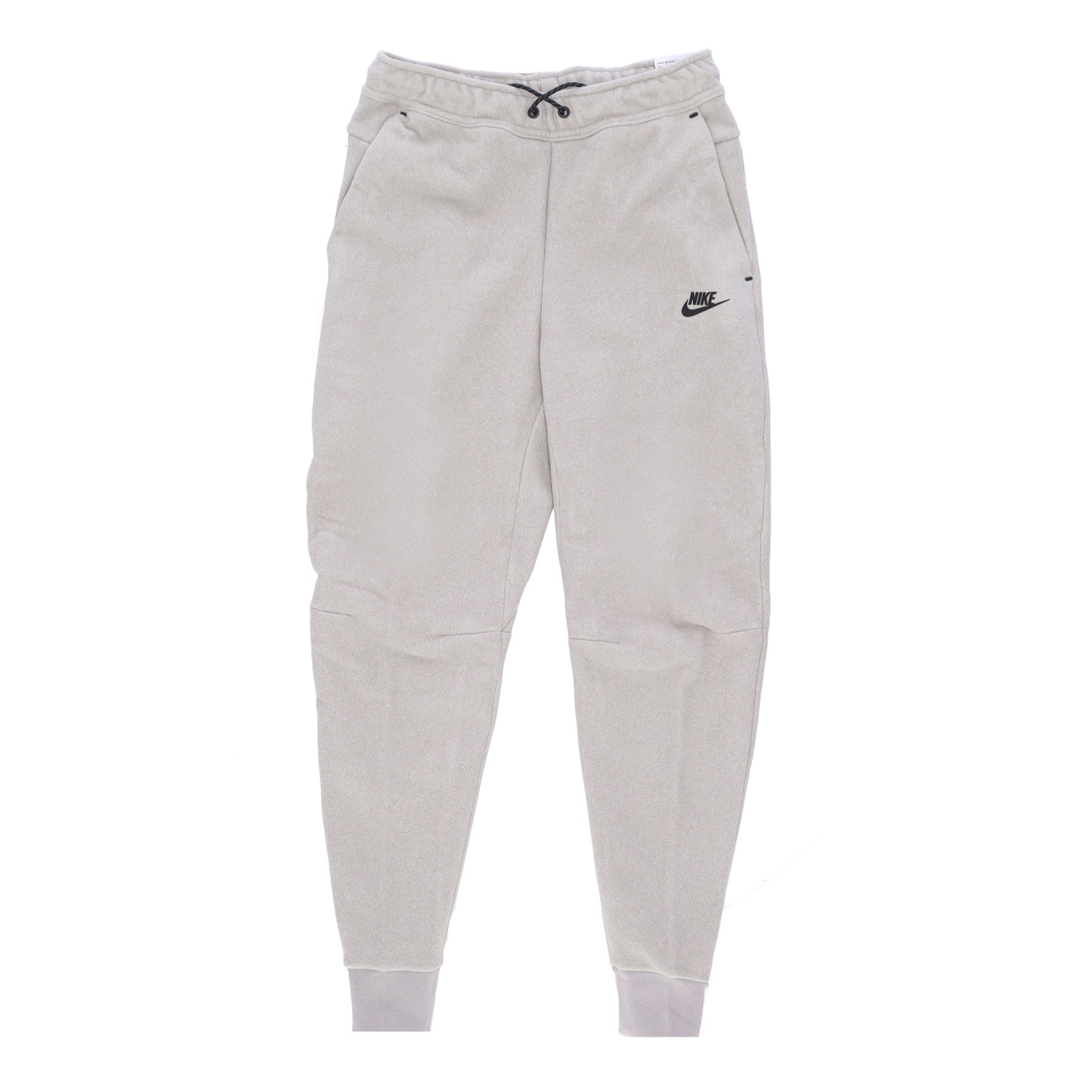 Nike, Pantalone Tuta Felpato Uomo Sportswear Tech Fleece Winter Jogger, Cobblestone/black