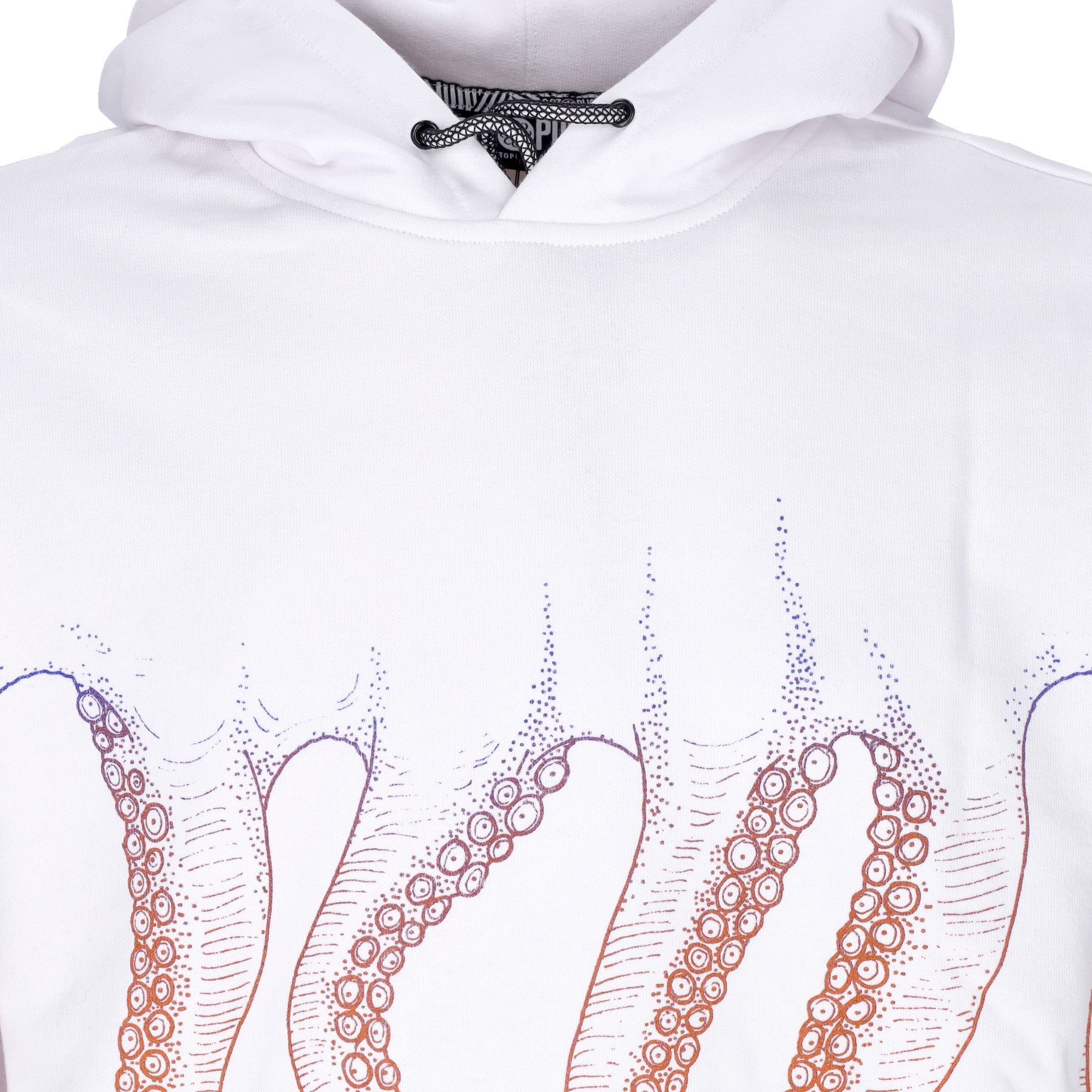 Octopus, Felpa Cappuccio Uomo Gradient Hoodie, 