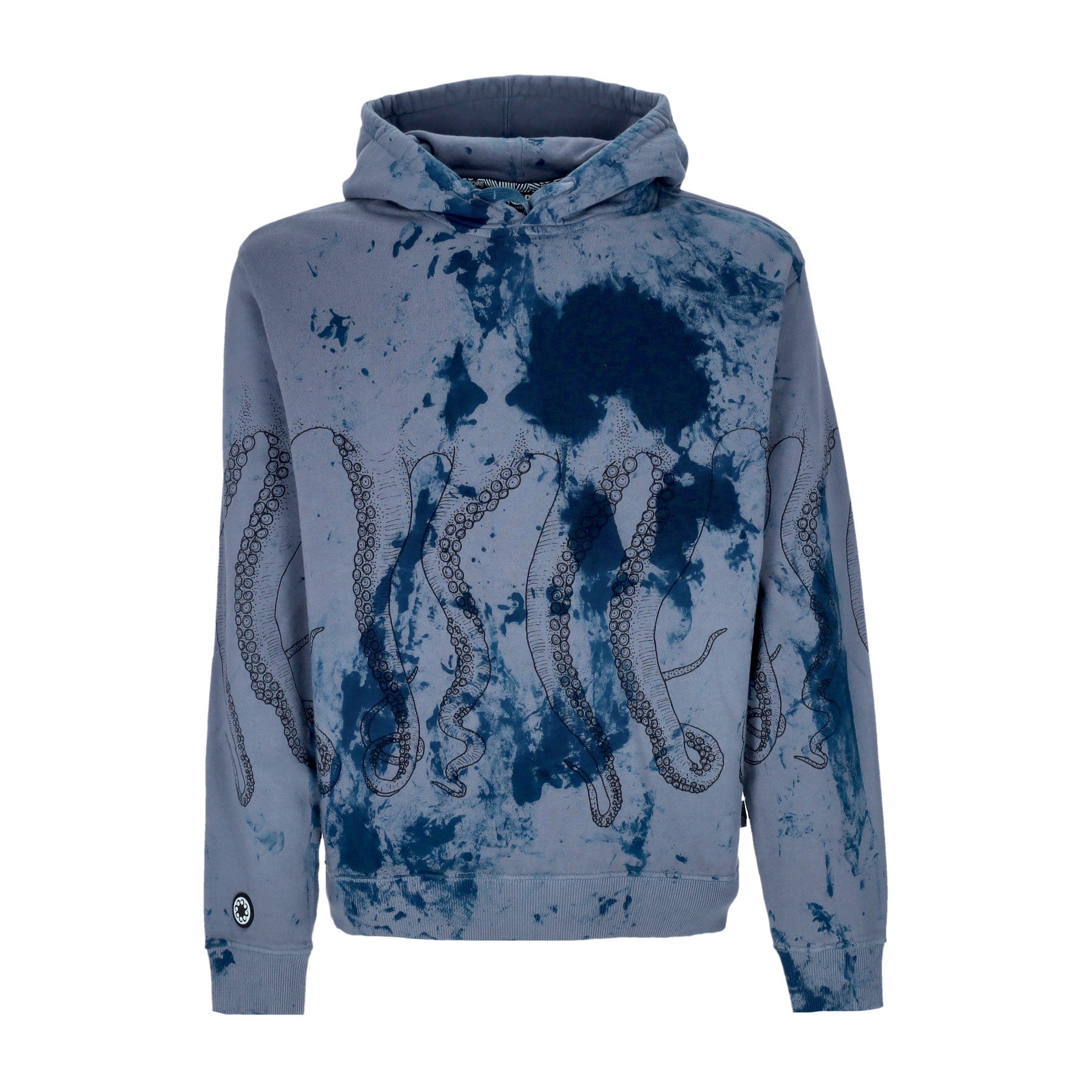 Octopus, Felpa Cappuccio Uomo Freak Hoodie X Horror Pack, Blue