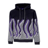 Octopus, Felpa Cappuccio Uomo Everywhere Zipper Hoodie, Black