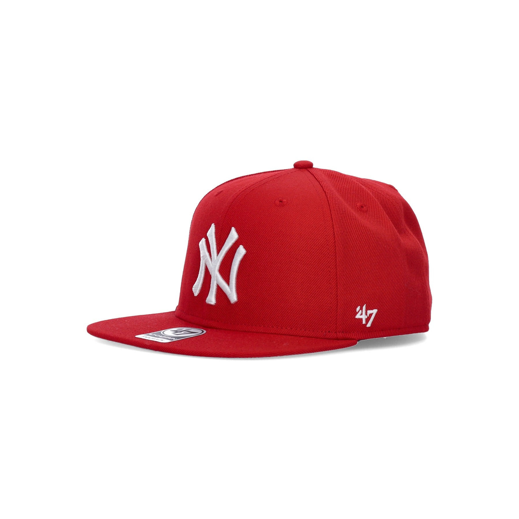 Visor plat chapeau MLB Capitaine Neyyan Red / White