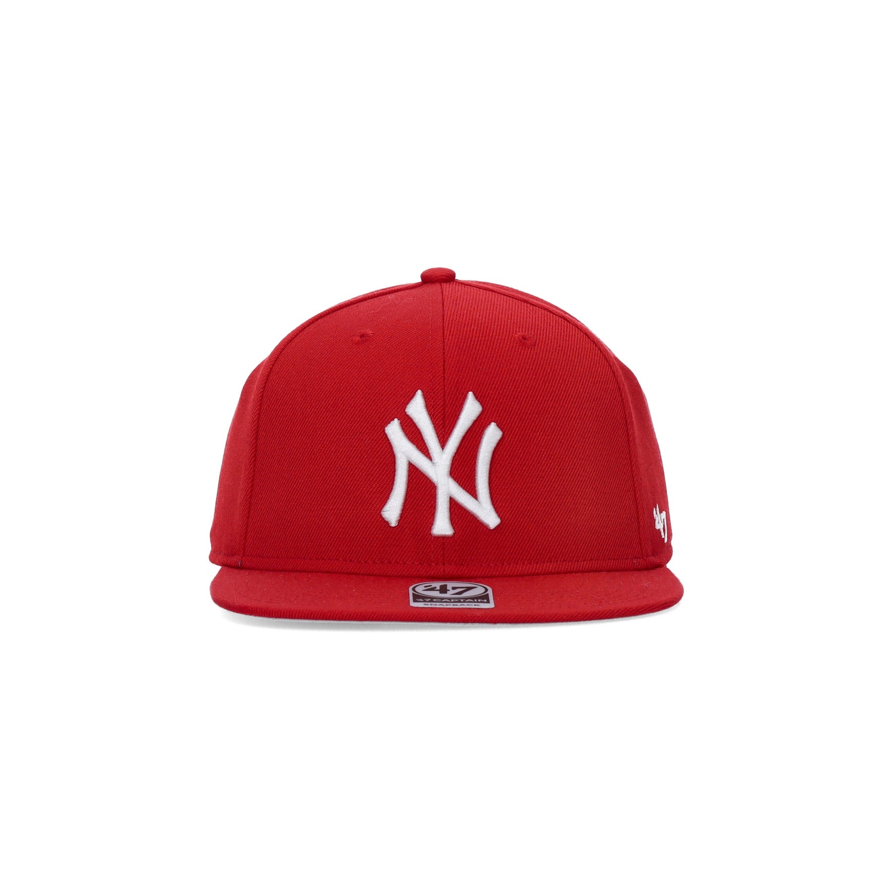 Visor plat chapeau MLB Capitaine Neyyan Red / White