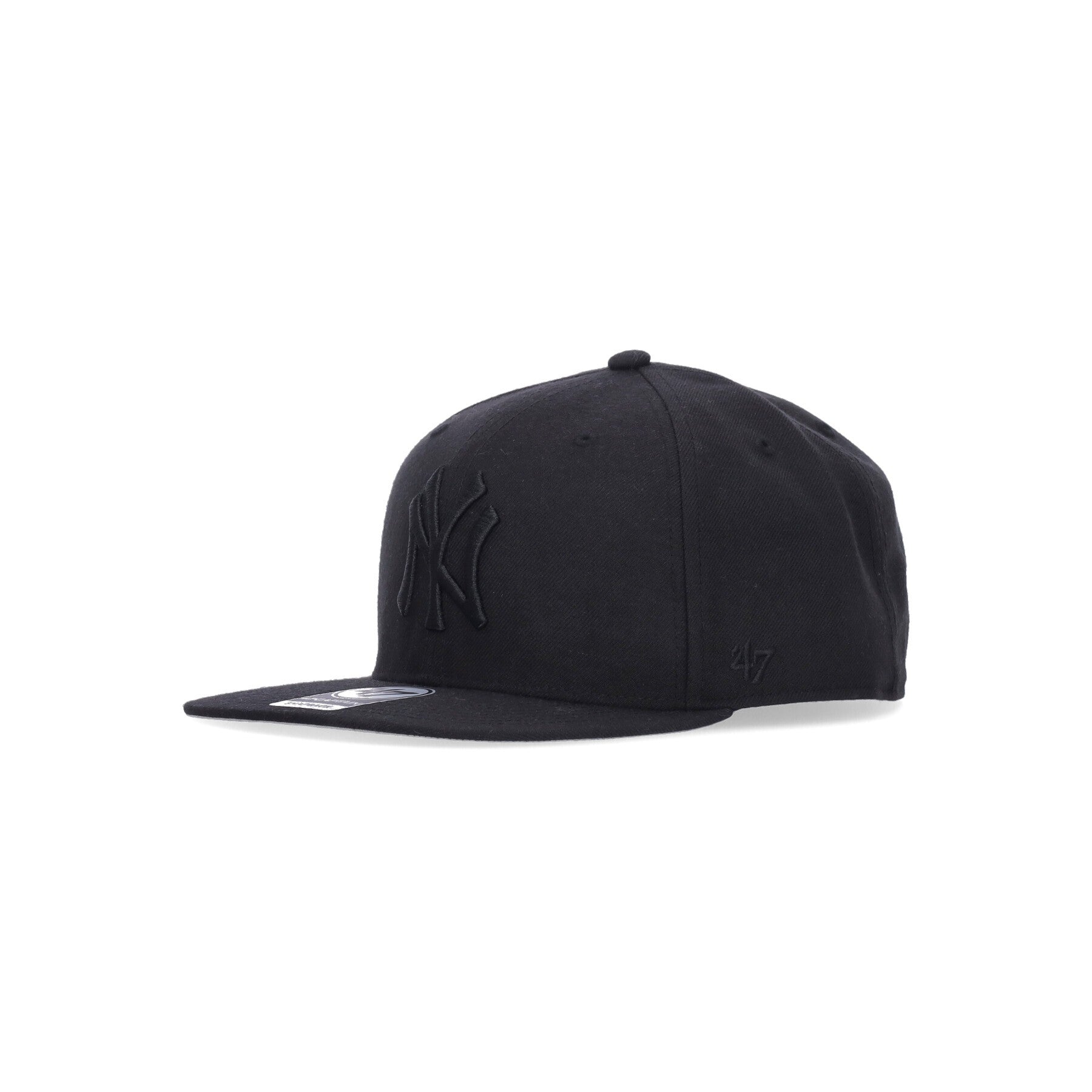 47 Brand, Cappellino Visiera Piatta Uomo Mlb Captain Neyyan, Black/black