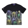 Octopus, Maglietta Uomo Fireworks Tee, Black