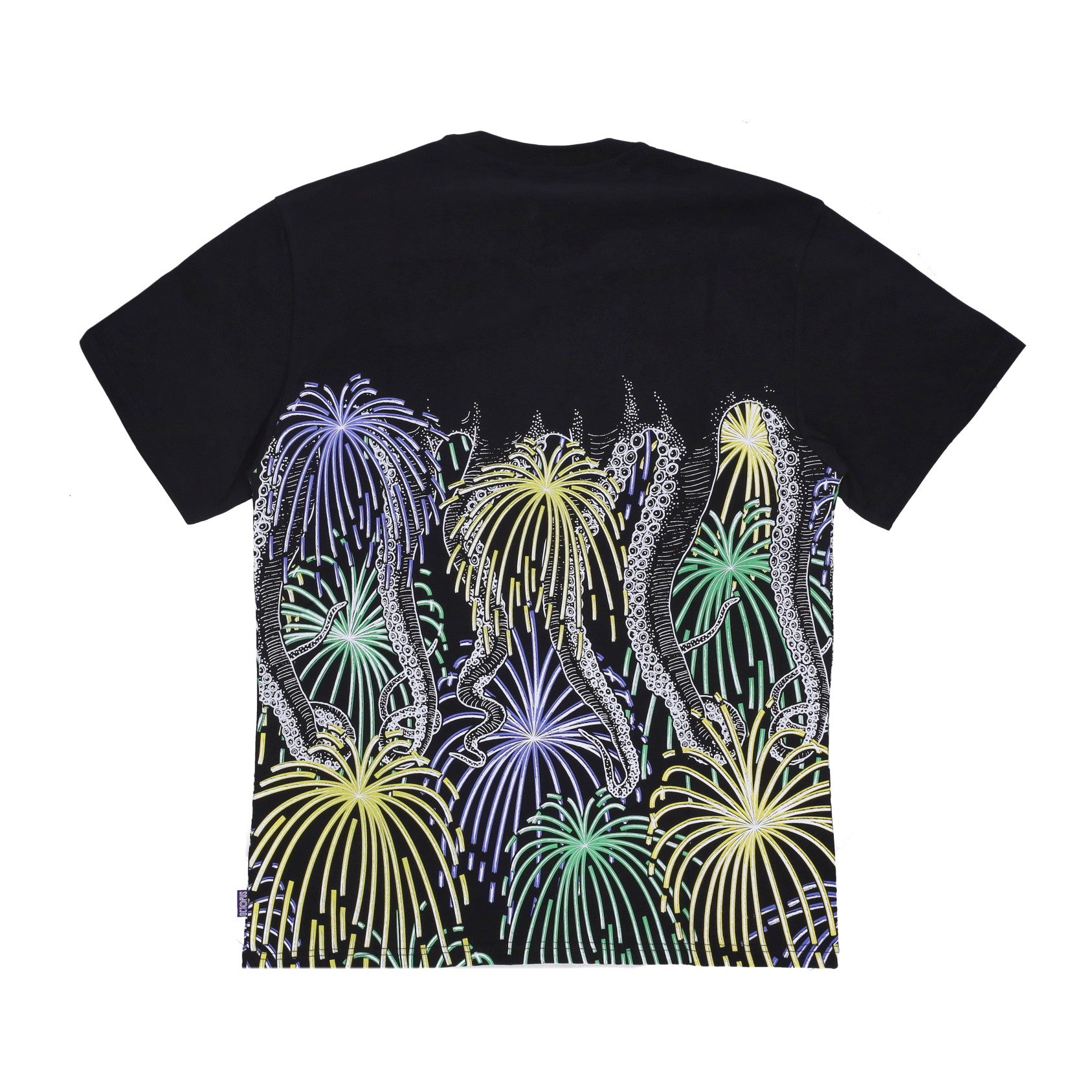 Octopus, Maglietta Uomo Fireworks Tee, 