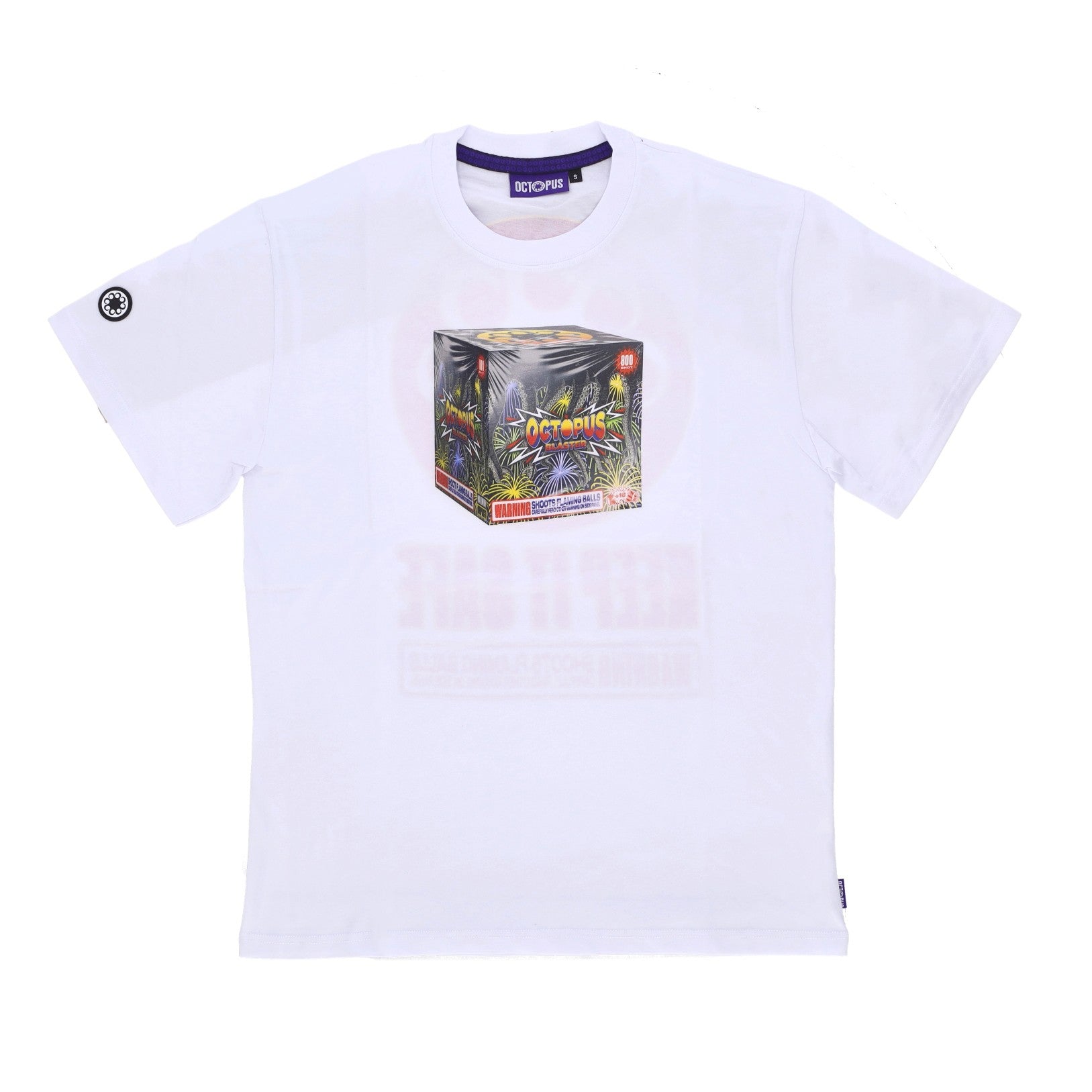 Octopus, Maglietta Uomo Blaster Tee, White