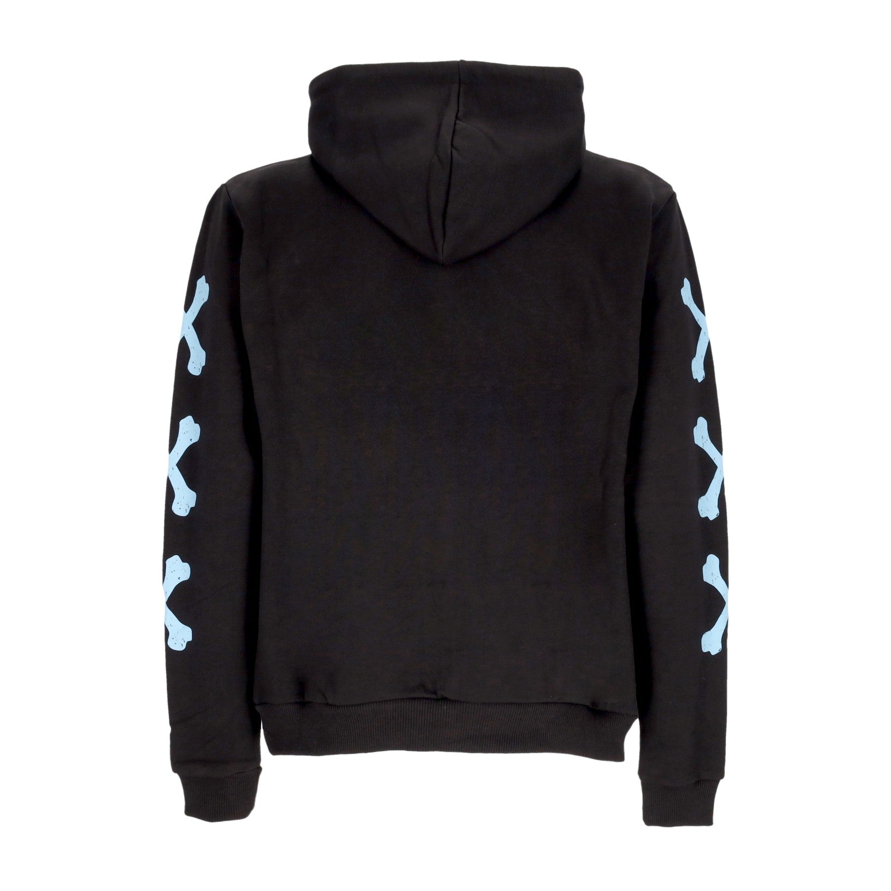 Phobia, Felpa Leggera Cappuccio Uomo Cross Bones Hoodie, 