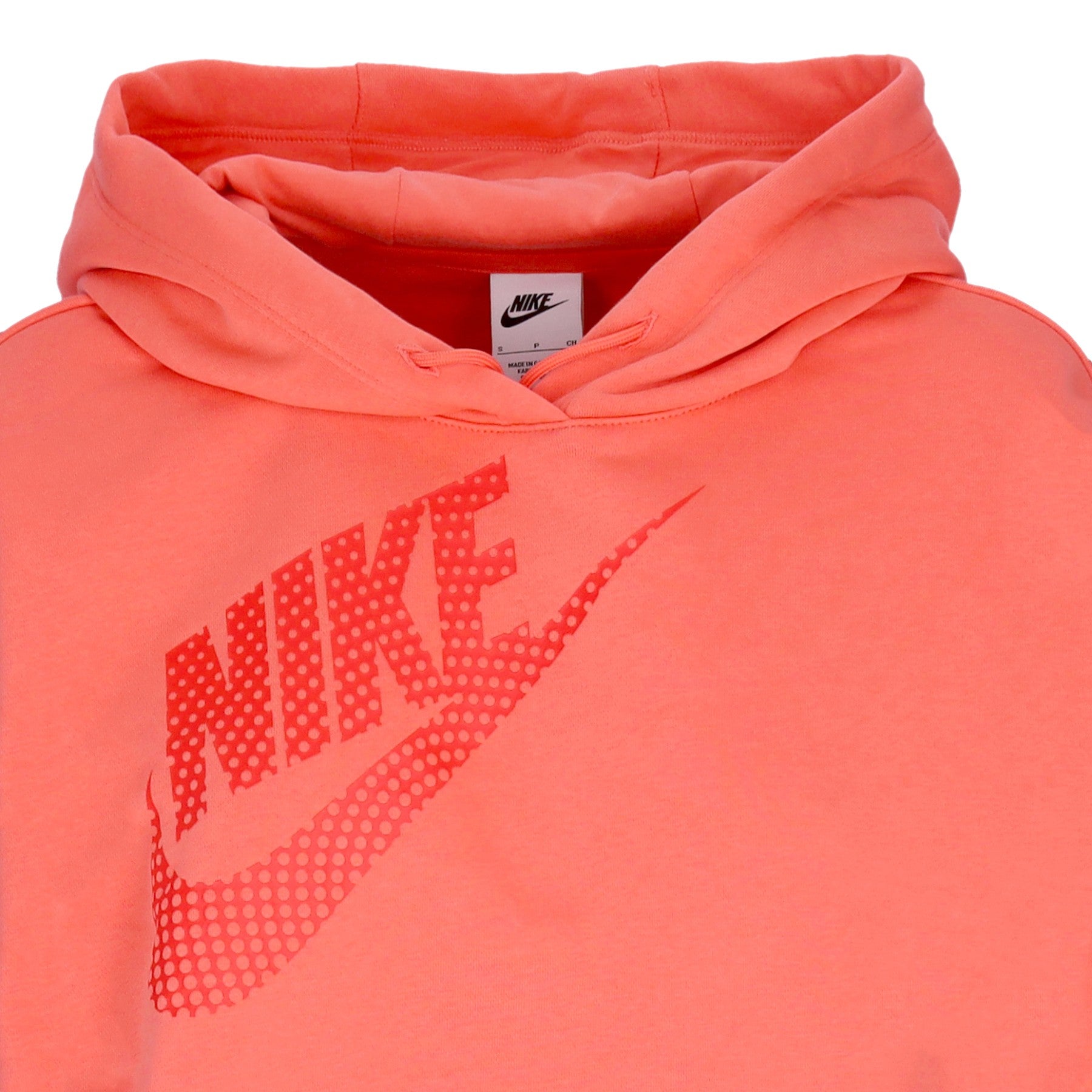 Nike, Felpa Cappuccio Corta Donna Sportswear Fleece Pullover Crop Hoodie, 