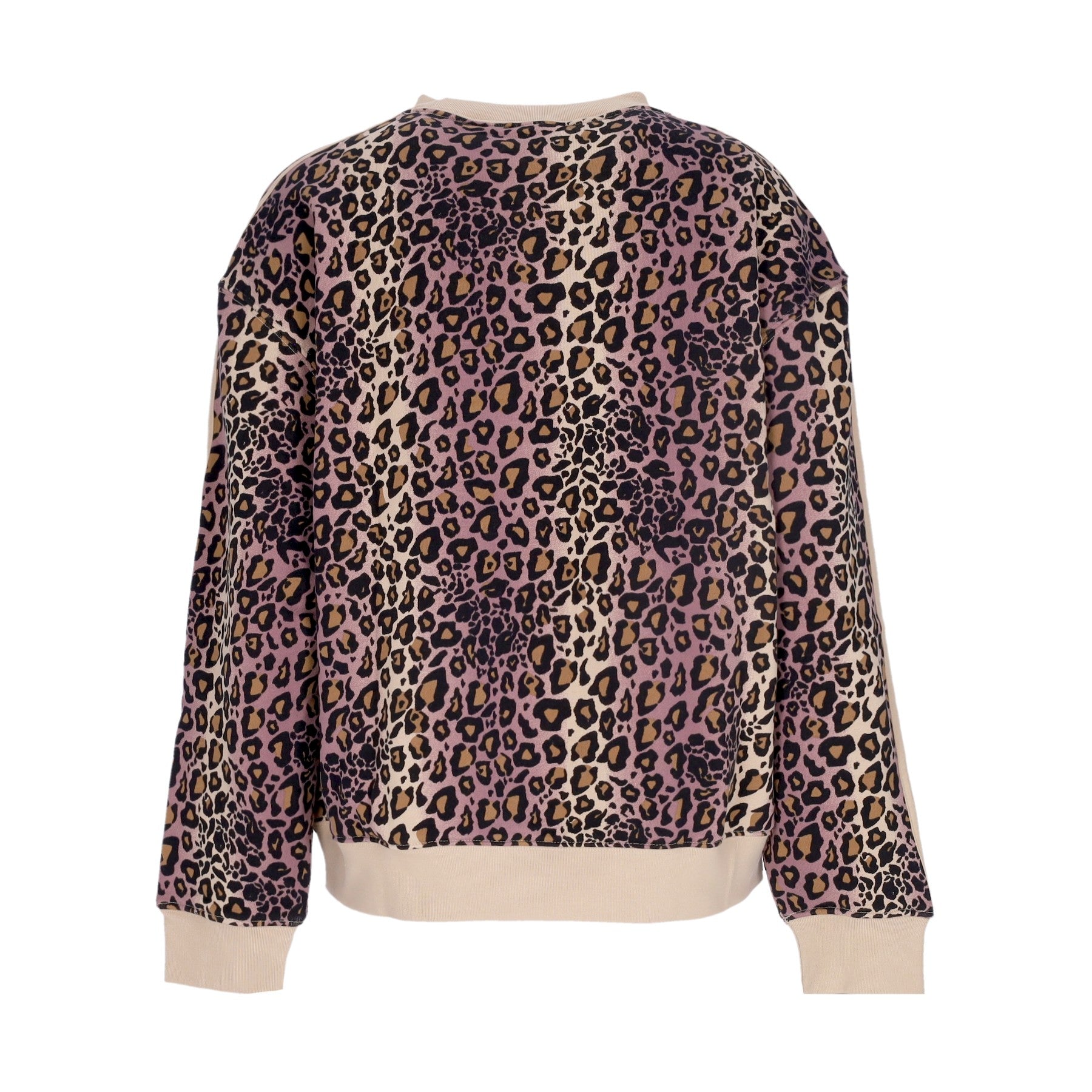 Sudadera ligera para niños mujeres leopardo leopardo beige mágico/multicolor