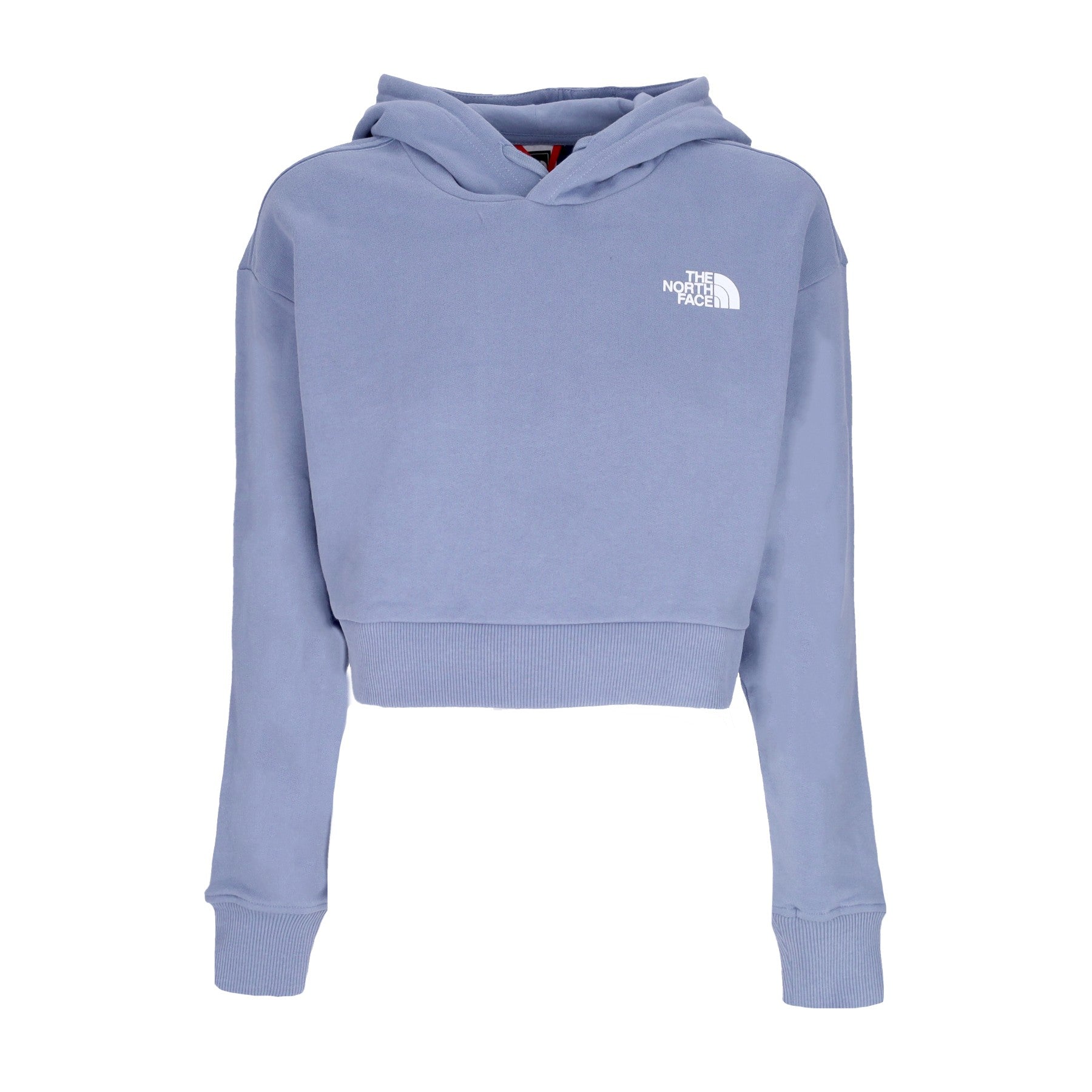 The North Face, Felpa Cappuccio Corta Donna Trend Crop Hoodie, Folk Blue