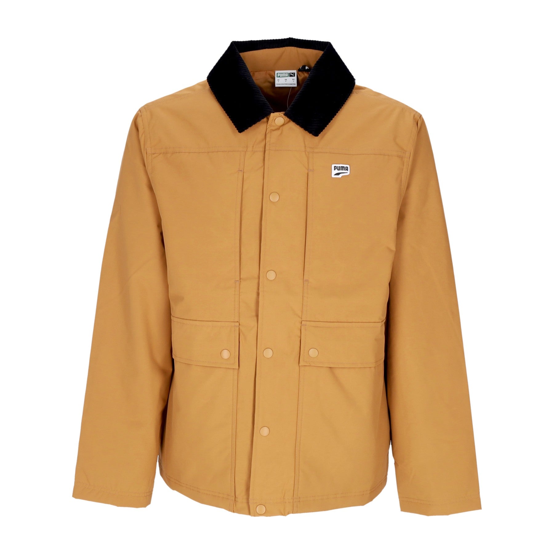 Veste d'entraîneur rembourrée du centre-ville Desert Tan Coach Coach Jacket Jacket