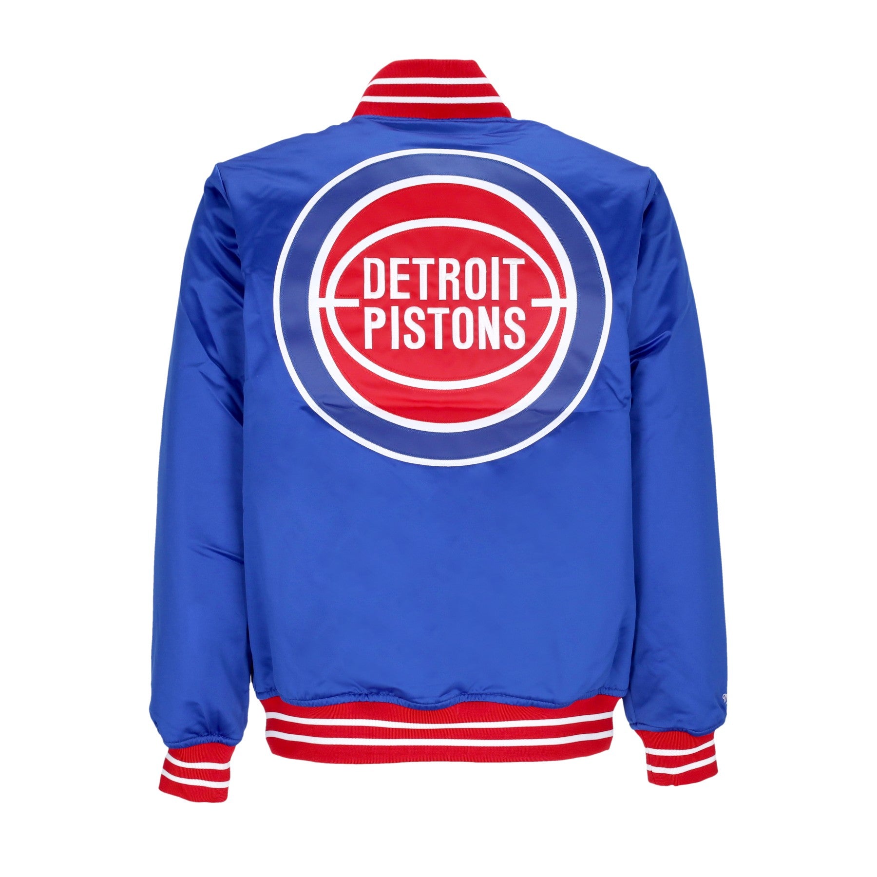 Mitchell & Ness, Giubbotto Bomber Uomo Nba Heavyweight Satin Jacket Detpis, 